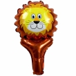 Animal Foil Balloon with Holder - Lion